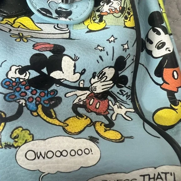 Walt Disney World Exclusive -  Blue Mickey Mouse Satchel - Picture 6 of 12